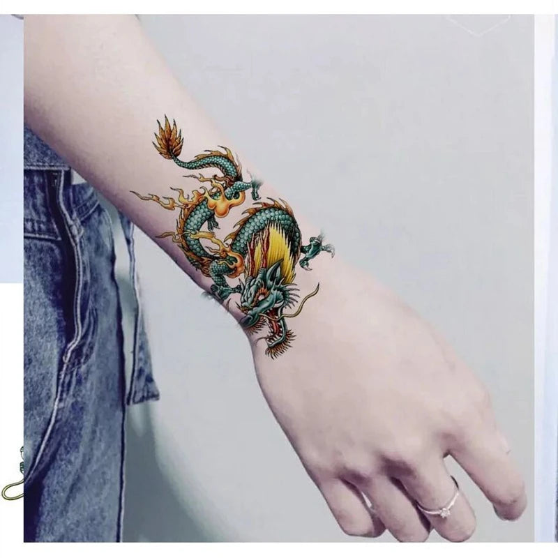 tatouage-dragon-chinois-avant-bras