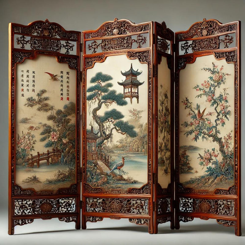 paravent-chinois-ancien-soie