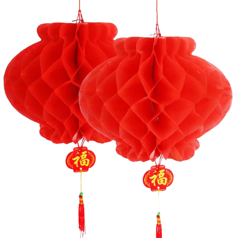 lampe-chinoise-lanternes-rouges-pliables