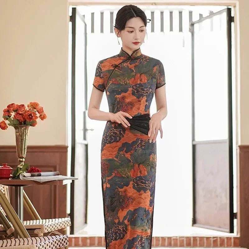 tenue-chinoise-robe-qipao-d-contractee