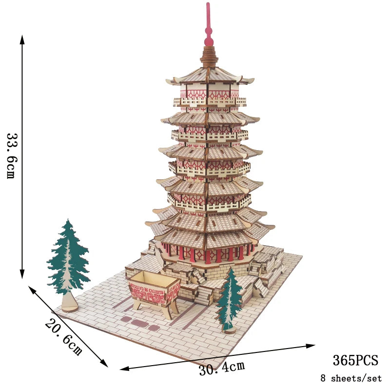 puzzle-chinois-mod-le-temple-en-bois