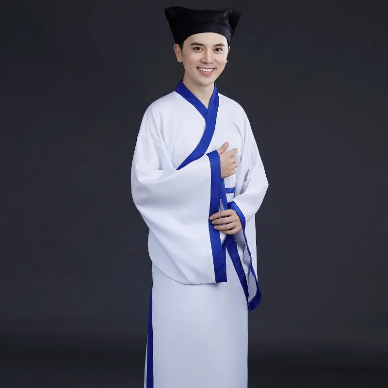 kimono-chinois-ancien-rudit-homme