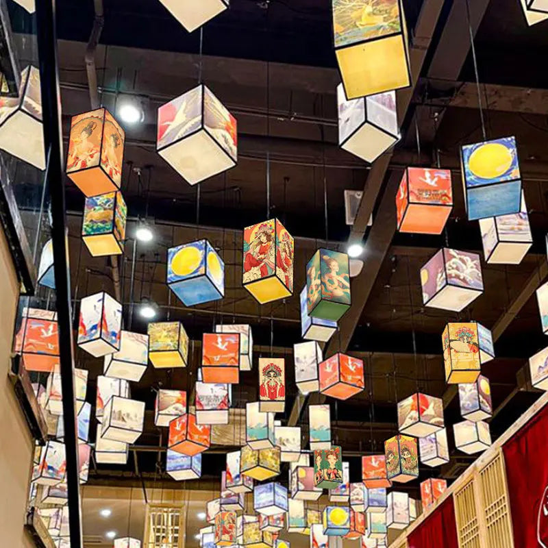 abat-jour-chinois-lion-design