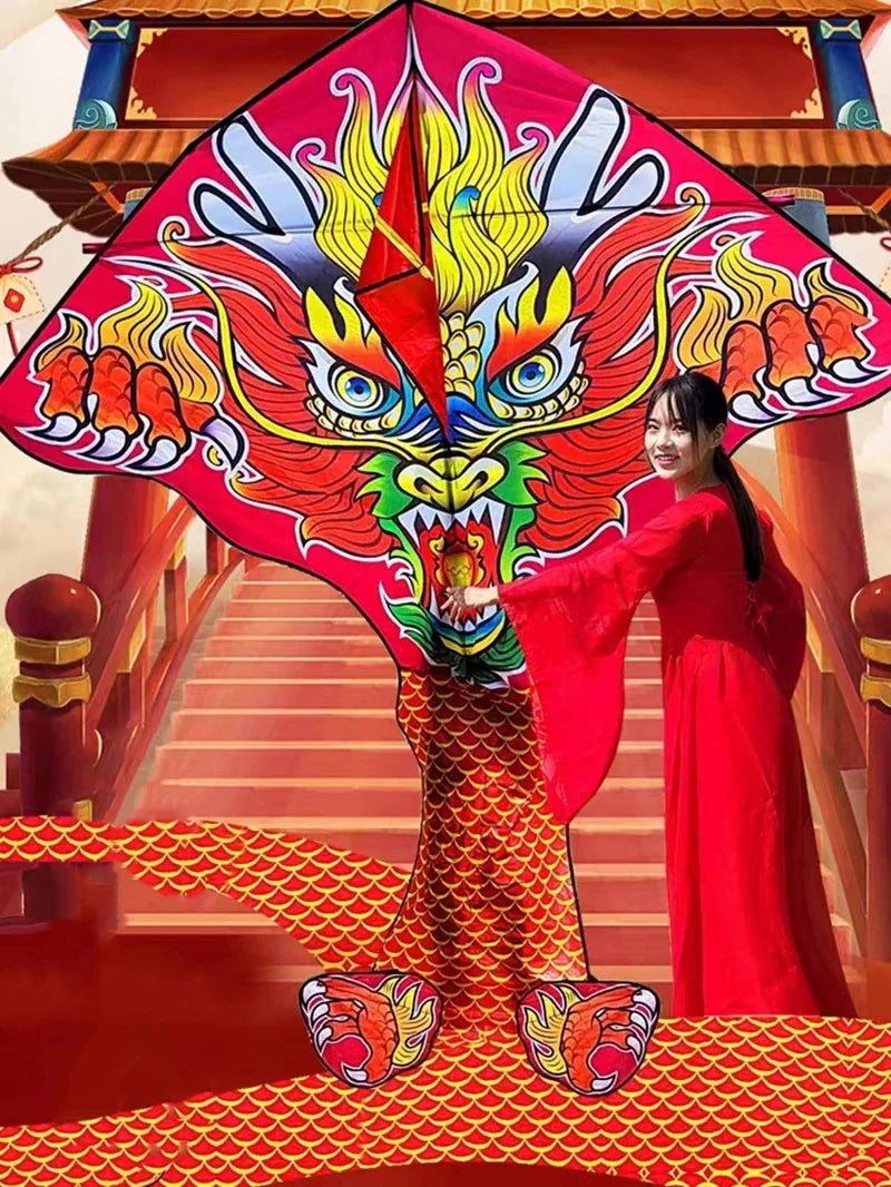 cerfs-volants-chinois-dragon-manche