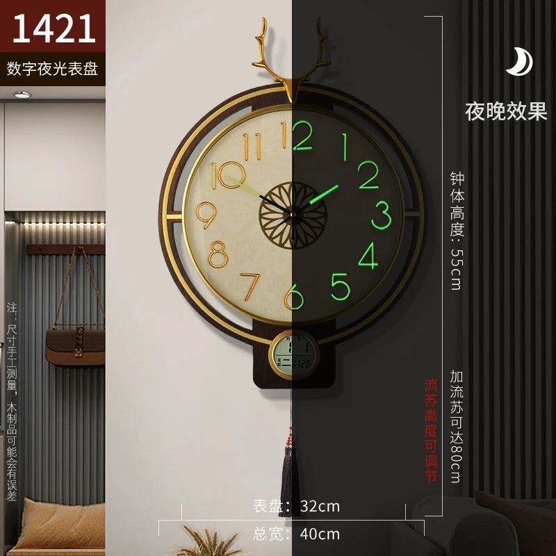 horloge-chinoise-murale-t-te-de-cerf