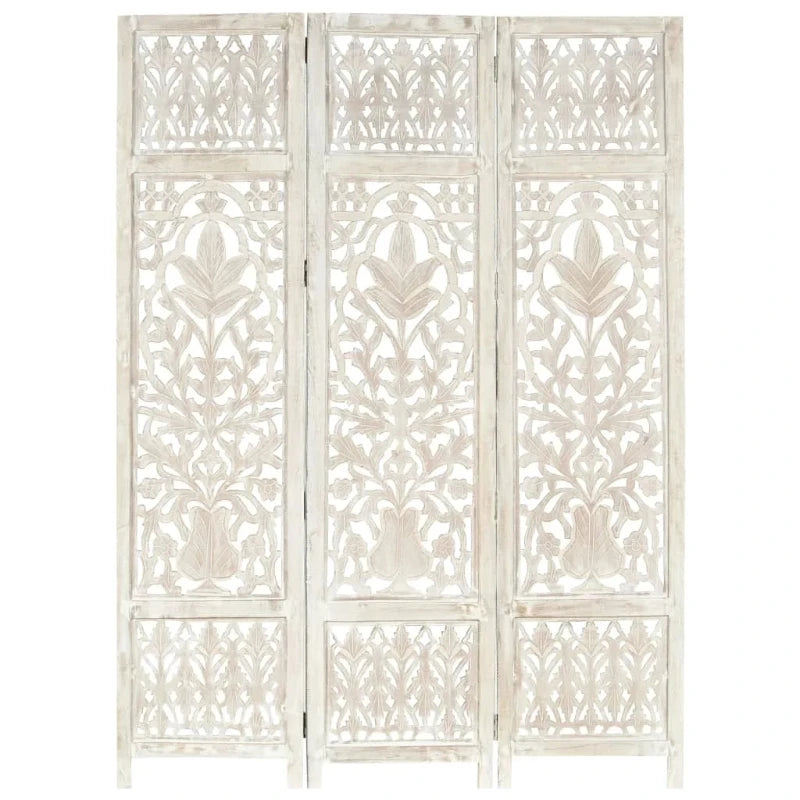 paravent-chinois-bois-manguier-blanc
