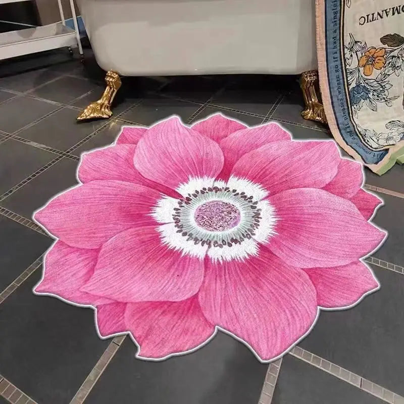 tapis-chinois-forme-fleur