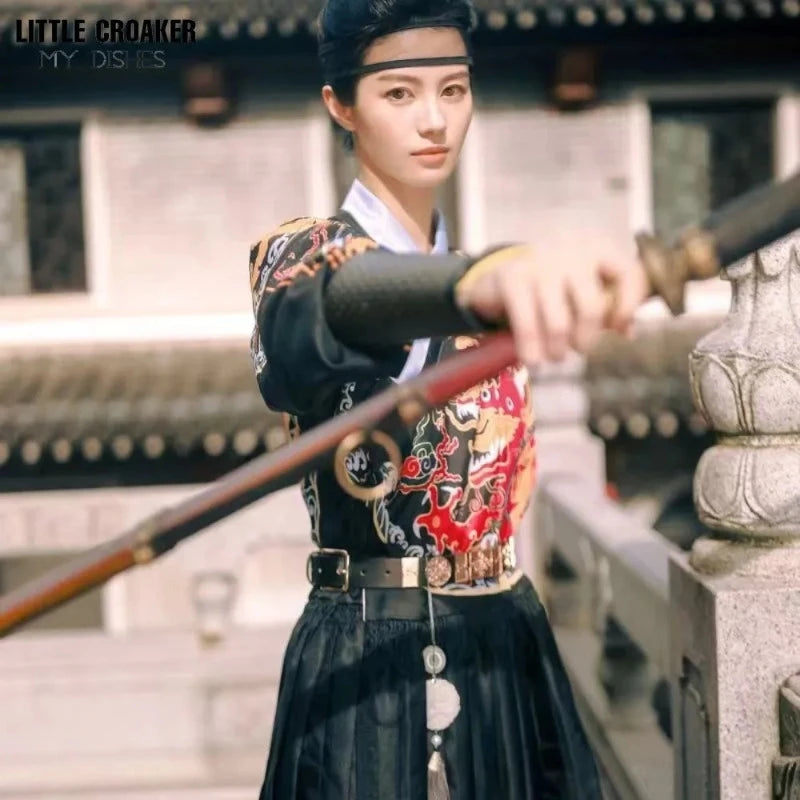 d-guisement-chinois-garde-dynastie-ming
