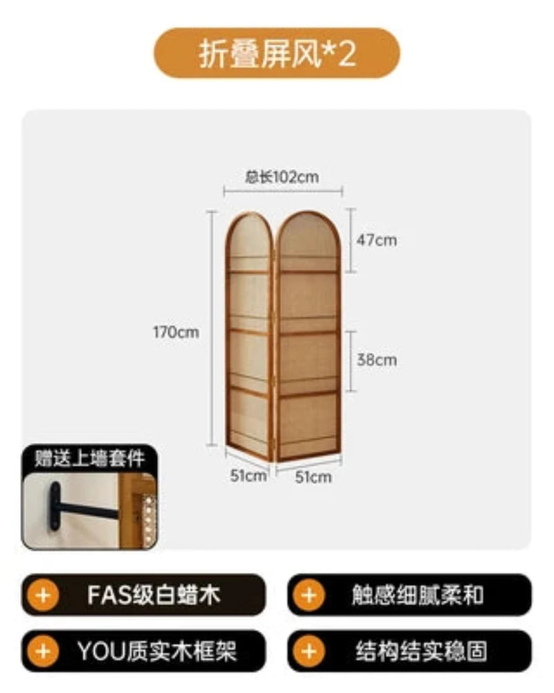 paravent-chinois-bois-massif-pliable