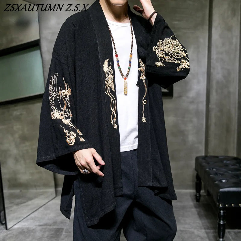 kimono-chinois-veste-cardigan-brod-e