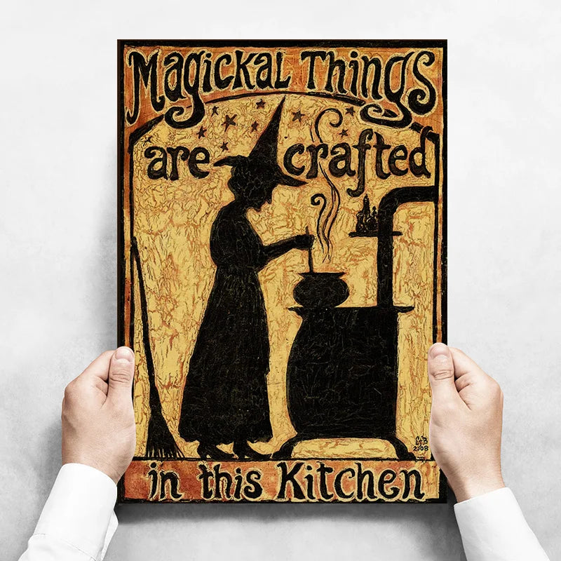 Ζωγραφική Κουζίνας Κινέζικης Μάγισσας