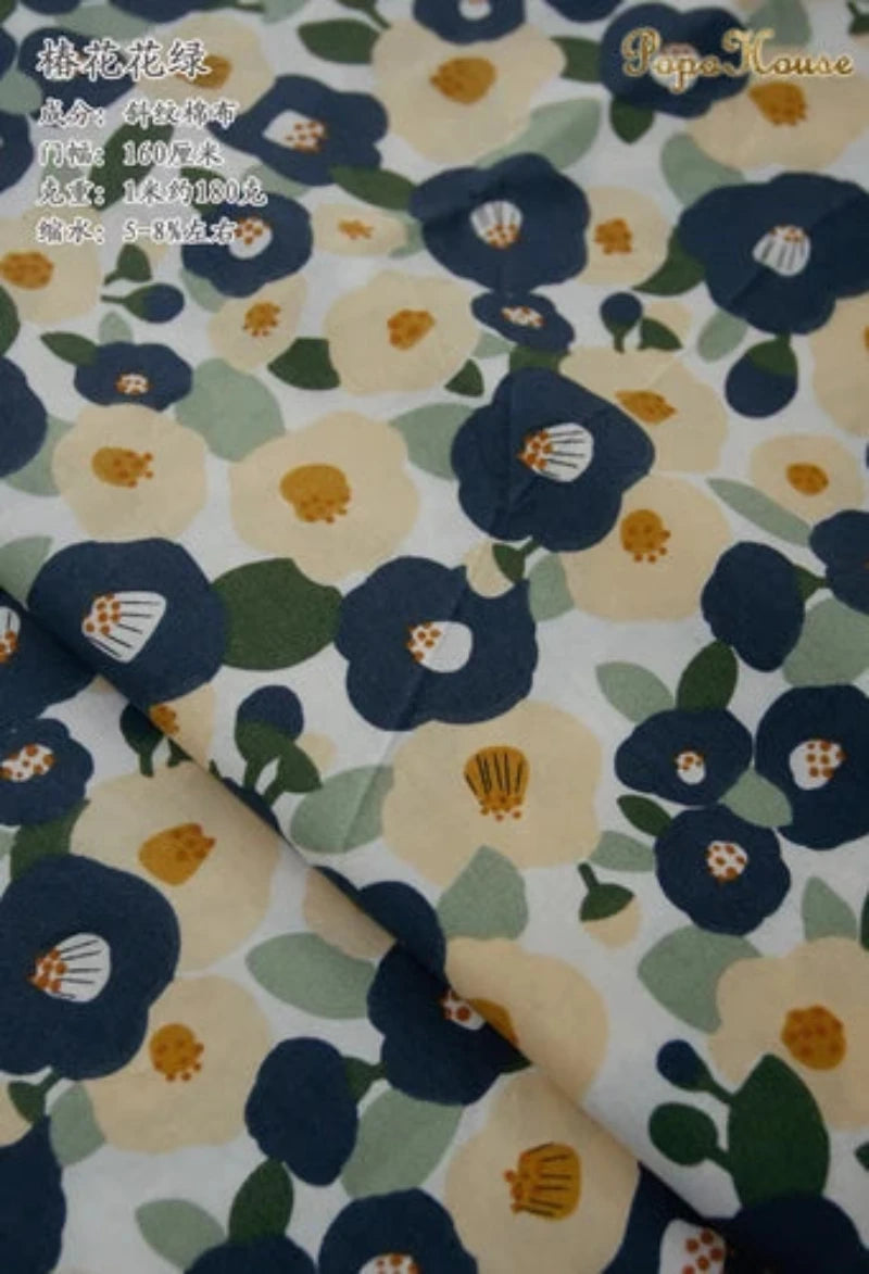 tissu-chinois-coton-vert