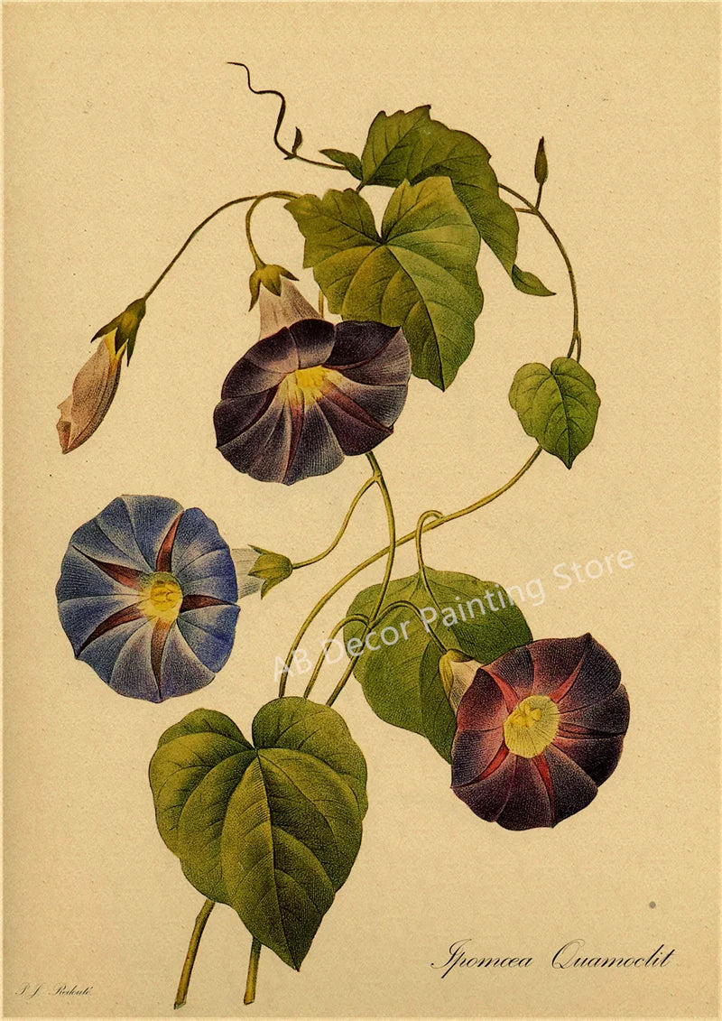 tableau-chinois-r-tro-53-fleurs