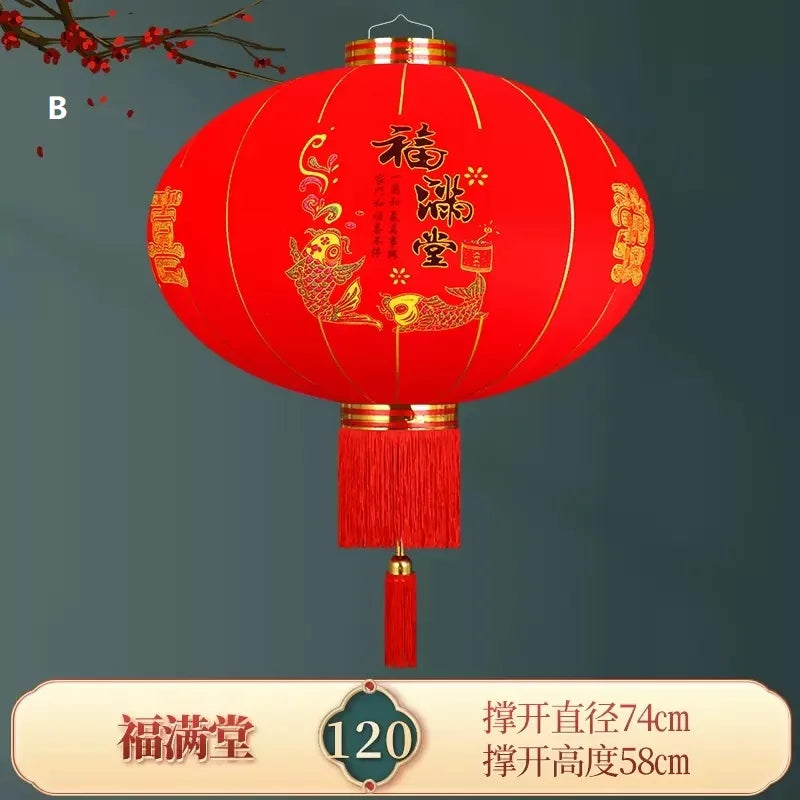 lampions-chinois-rouge-en-tissu