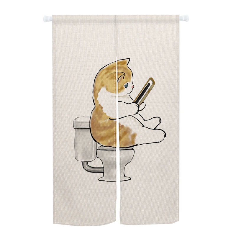 Rèm cửa hình mèo dễ thương ngộ nghĩnh của Trung Quốc