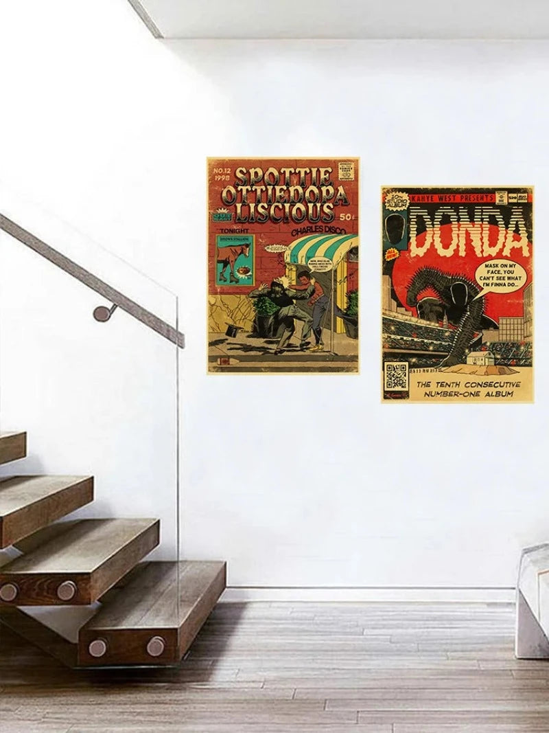 Αφίσα Κινεζικής Ζωγραφικής Kanye West