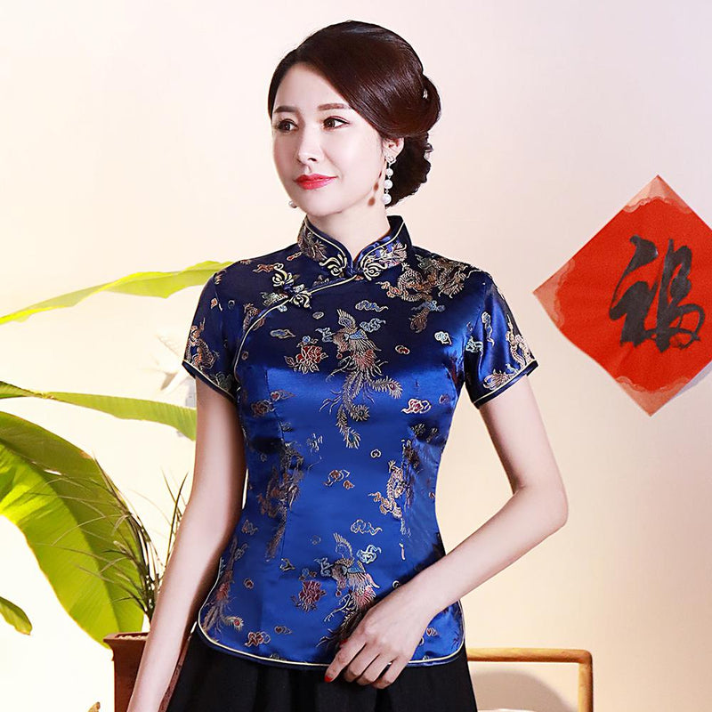 chemisier-chinois-dragon