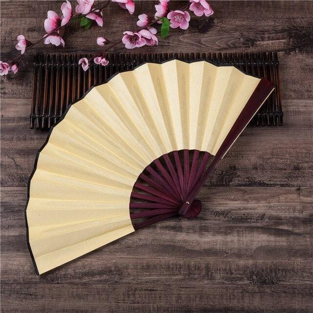 eventail-chinois-beige