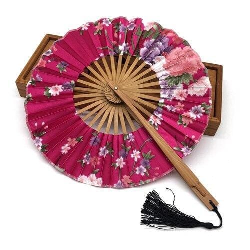 eventail-chinois-rond-a-rivures-fuchsia