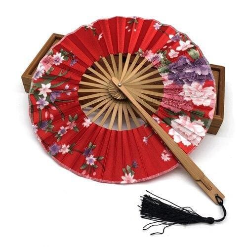 eventail-chinois-rond-a-rivures-rouge