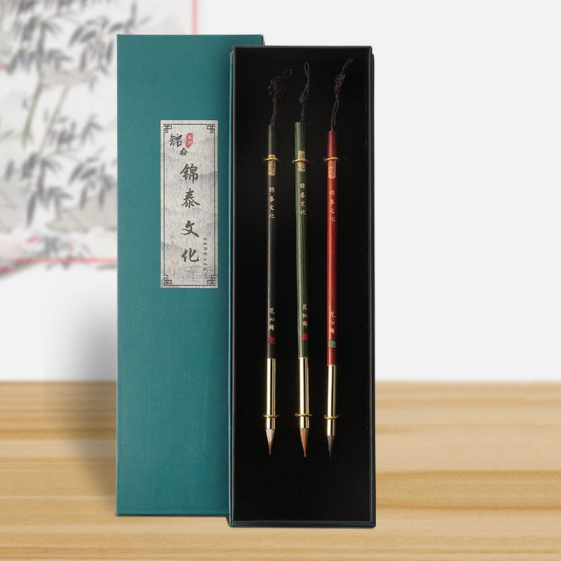 Pinceaux Chinois en Poils de Belette