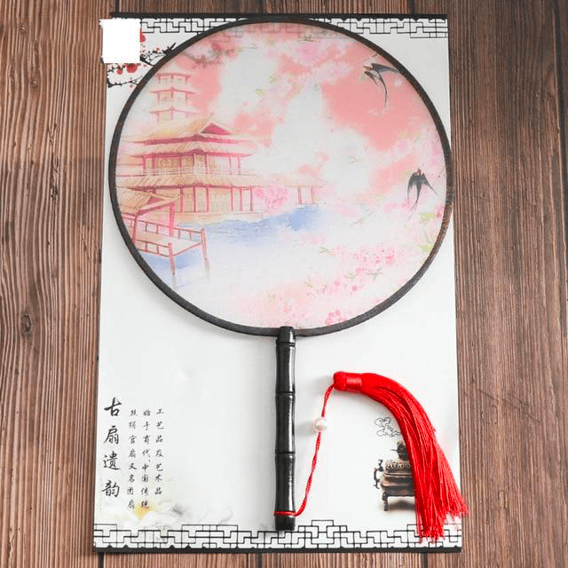 eventail-chinois-rond-temple