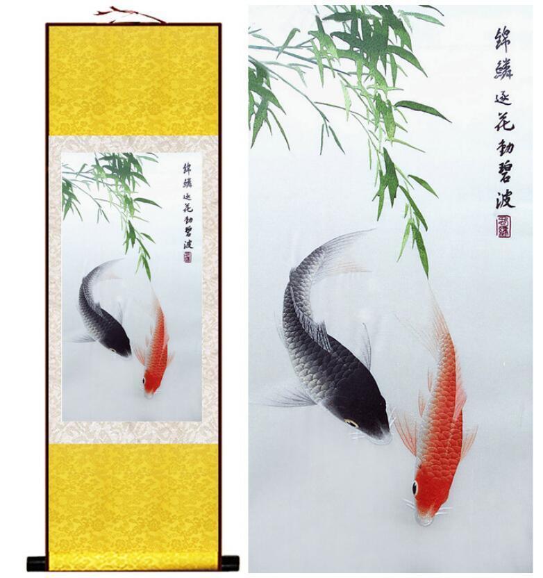 tableau-chinois-poissons-rouges