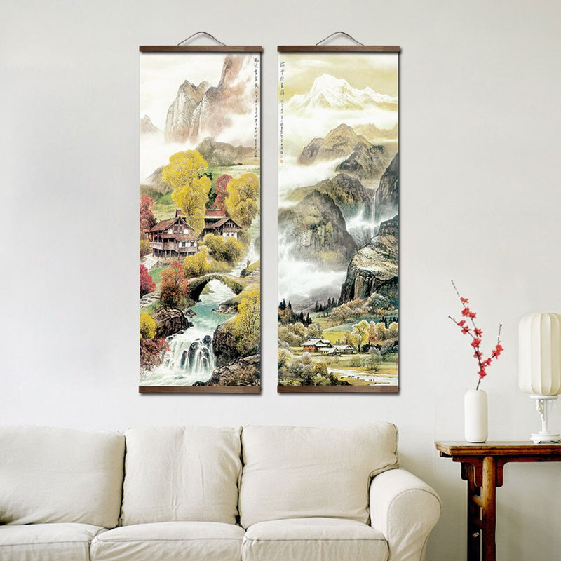 Tableau Quatre Saisons Chinois