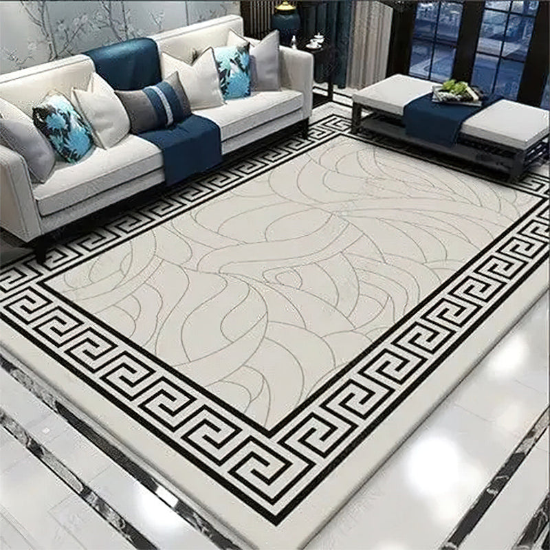 Tapis Chinois Blanc