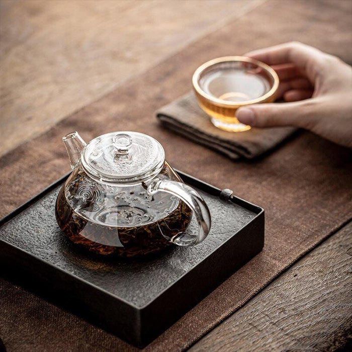 Petite Théière Chinoise En Verre