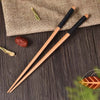 Baguettes Chinoises Traditionnelles en Bois