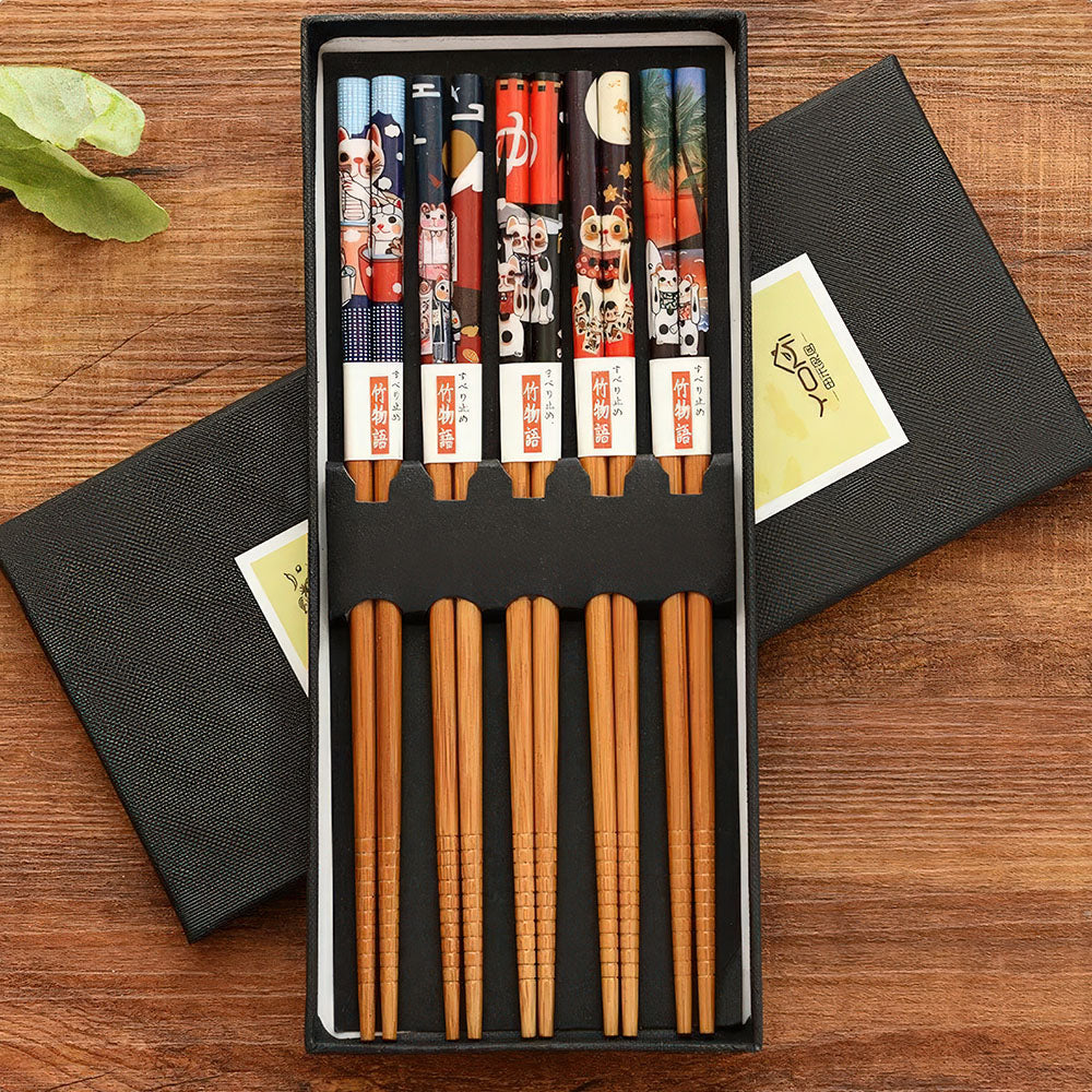 Baguettes Chinoises Dessins Chats