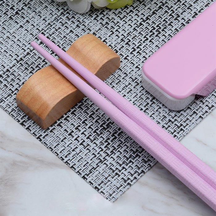 Baguettes Chinoises Roses Avec Boite