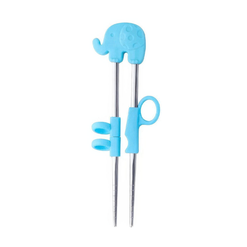 Baguettes chinoises Pour Bébé Éléphant Bleu