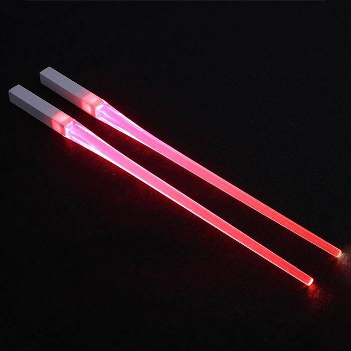 Baguettes Chinoises Lumineuses Roses