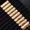 Baguettes Chinoises De Luxe Couleur Or