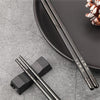 Baguettes Chinoises De Qualité Noires