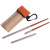 Baguettes Chinoises Pliables Avec Pochette