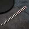 Baguettes Chinoises Japonaises Roses et Argent