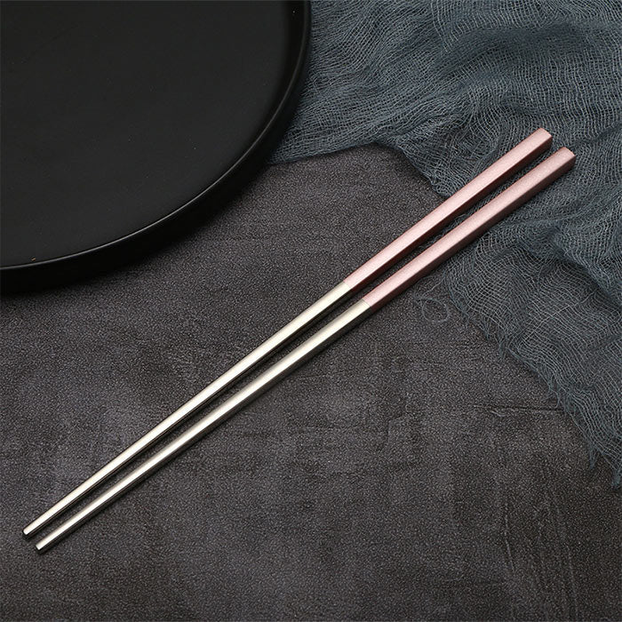 Baguettes Chinoises Japonaises Roses et Argent