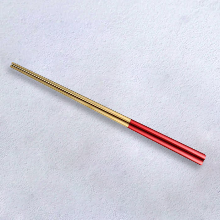 Baguettes Chinoises Japonaises Rouges et Or