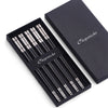 Baguettes Chinoises Noires Faciles D'utilisation