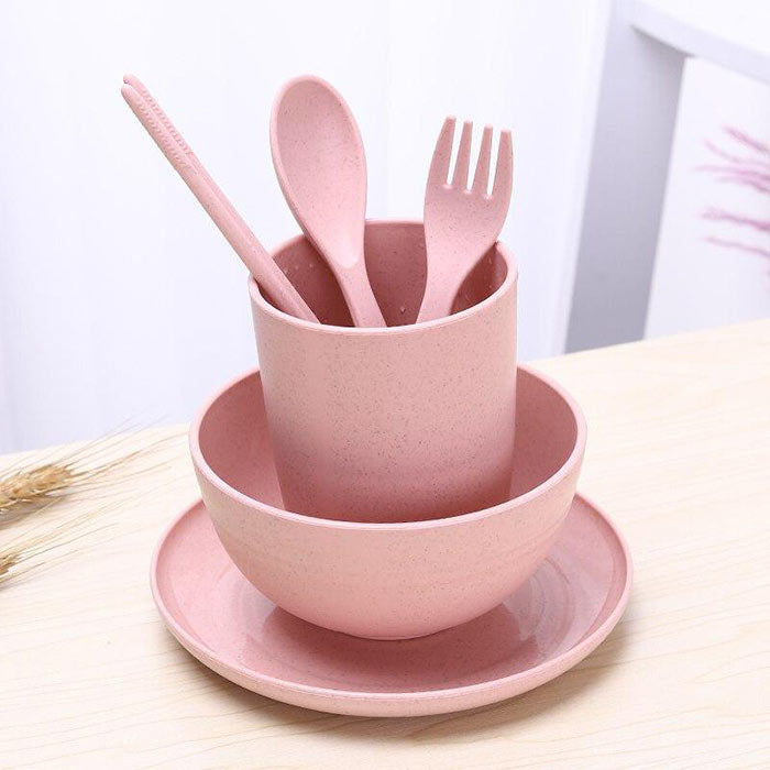 bol-de-riz-chinois-service-de-table-rose