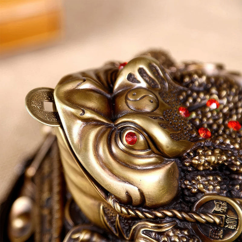 Crapaud Porte-Bonheur Chinois