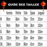 robe-chinoise-bleu-fleurs