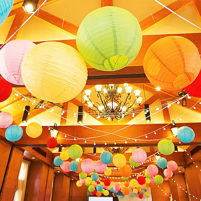 Lanterne Chinoise Rose et Blanche