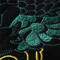 pull-chinois-capuche-brod-dragon-vert