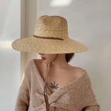 chapeaux-chinois-paille-avec-ceinture