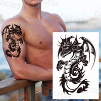 tatouage-dragon-chinois-astronaute