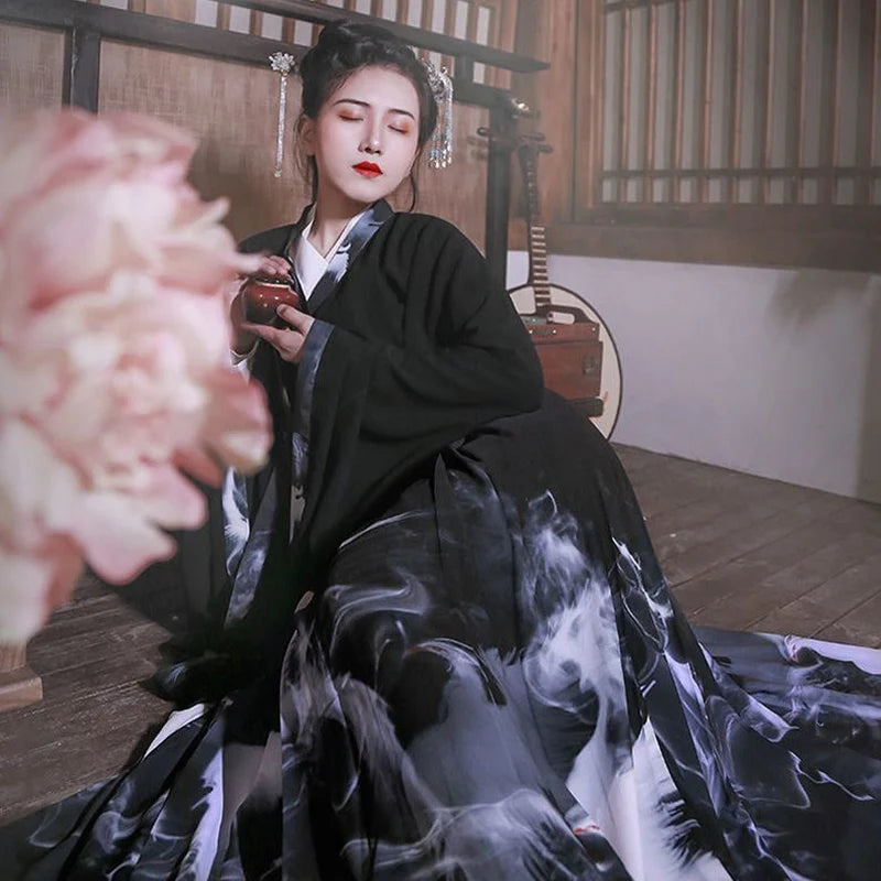 kimono-chinois-cape-imprim-fleurs